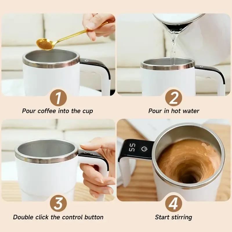Automatic Magnetic Stirring Mug